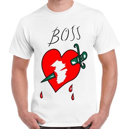 

Frank N Furter Boss Heart Rocky Horror Show Tattoo Valentines Retro T Shirt 2839 M
