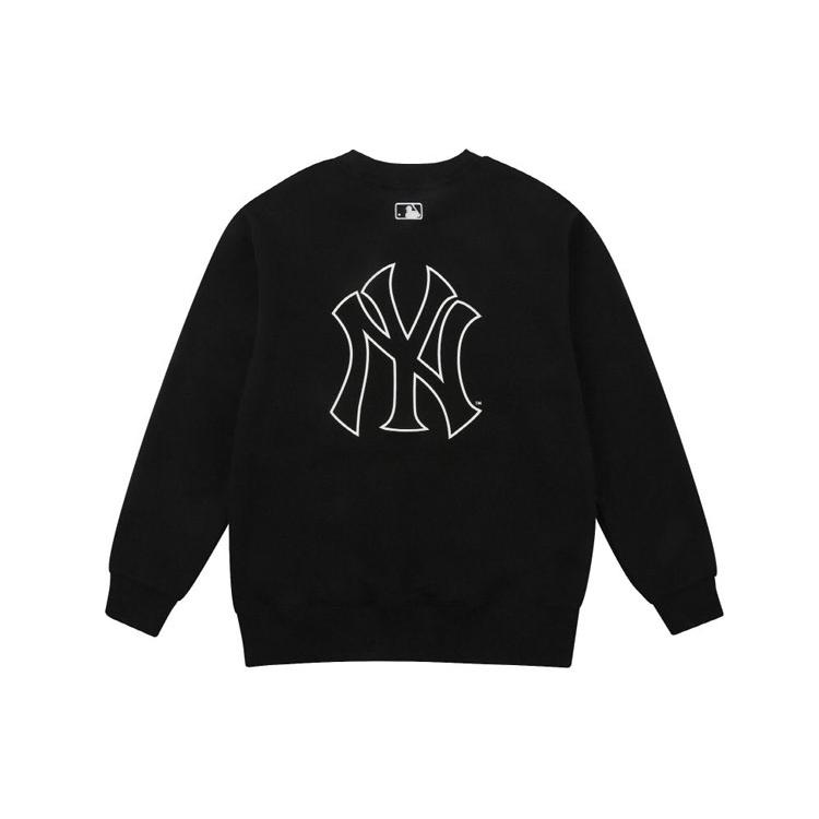New MLB New York Yankees Sweatshirts Unisex Black 31MT04111-50L