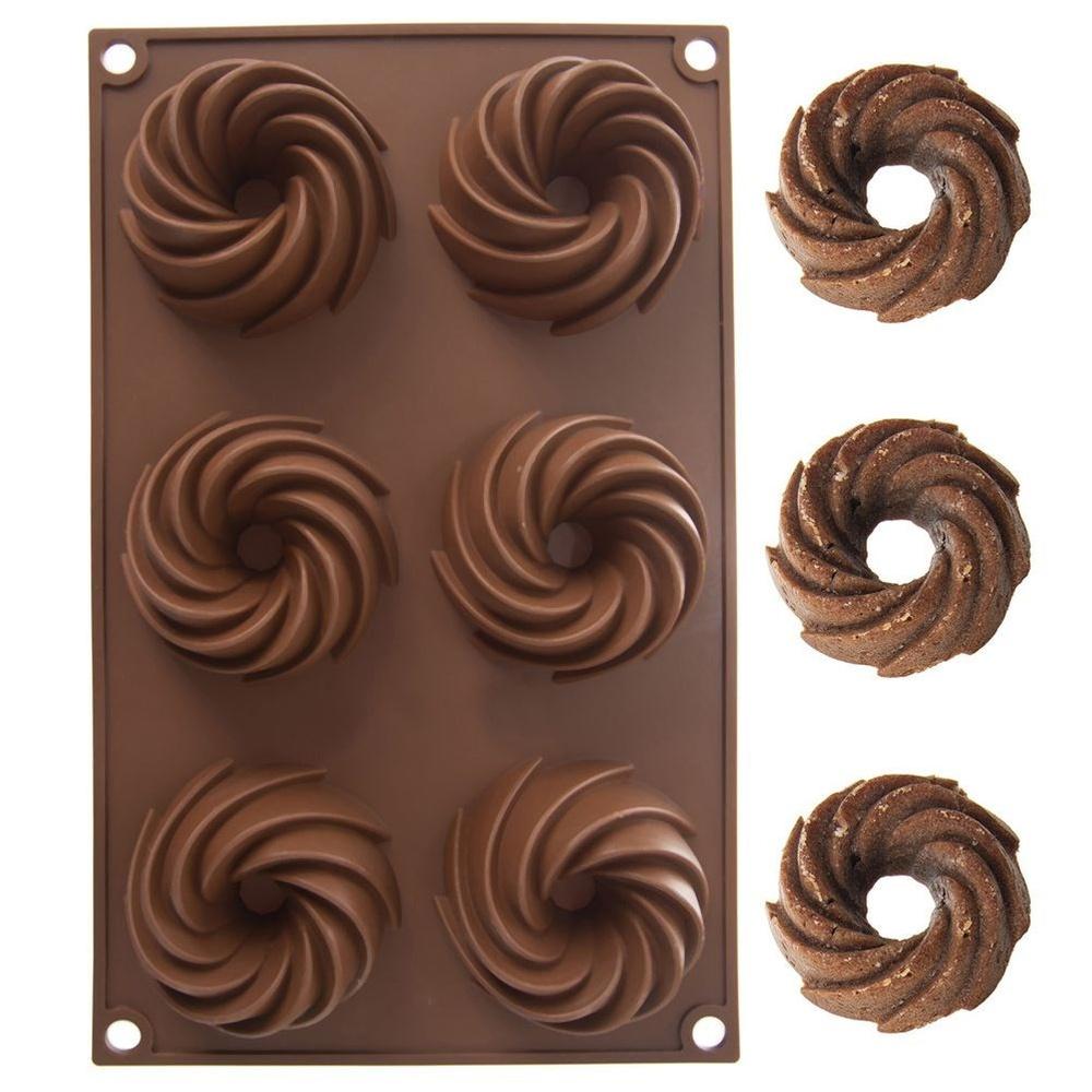 Silicone Muffin Pan Orion Sillinie 6-Cup 28x17cm