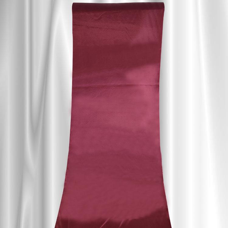 Золотая атласная блестящая красная свадебная лента с желтым цветочным шаром - Не выцветает