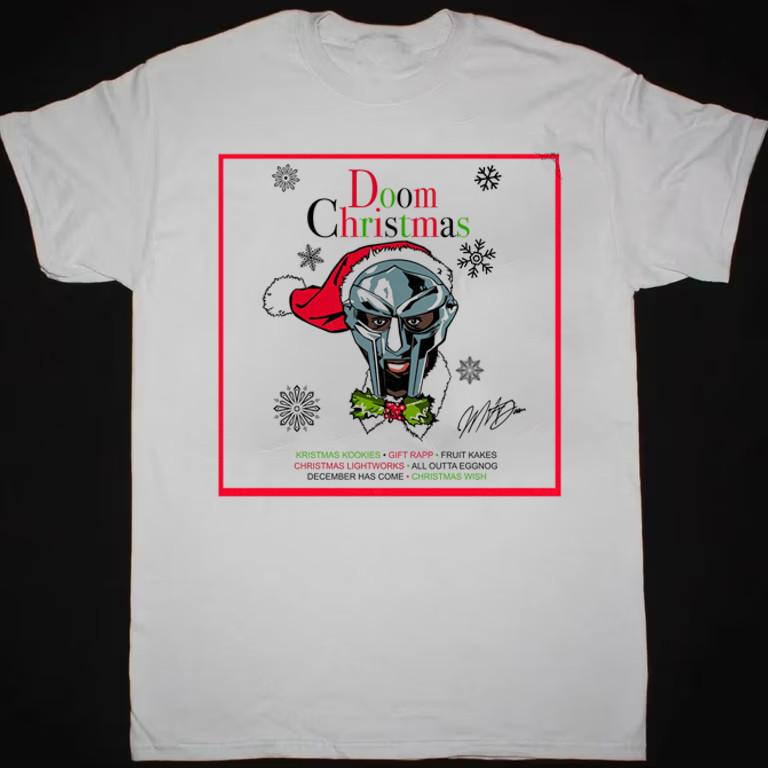 Gildan Shirts MF DOOM Christmas Unisex Concert S-5XL Reprint AR447 Unisex T-Shirt S