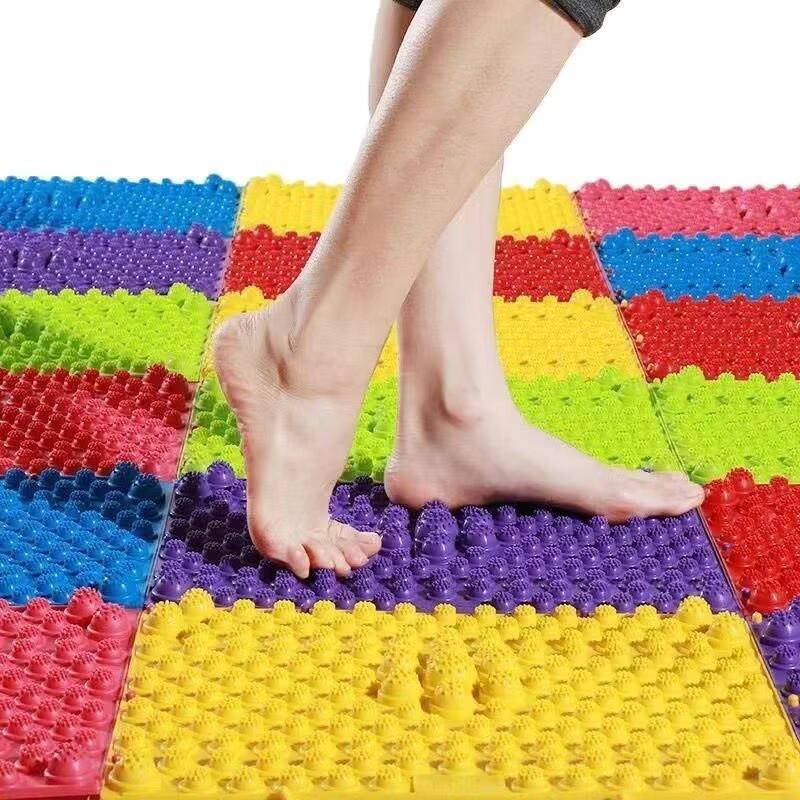 Rechargeable Soft Silicone Acupressure Mat for Indoor Stationary Running and Foot Massage