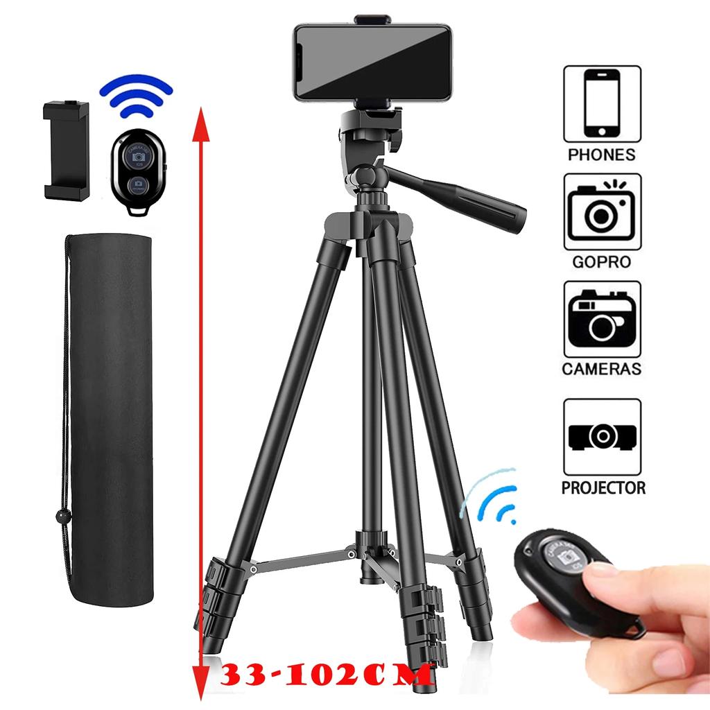 Handy-Stativ mit Bluetooth-Fernbedienung Leichtes Universelles Fotografiestativ für Xiaomi-Kamera und Smartphone Zubehör