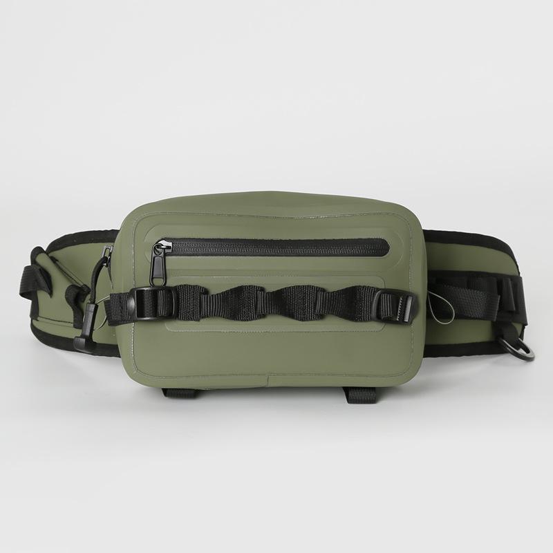 

Waterproof Luya Waist Bag with Insertable Pole Multifunctional Crossbody Chest Bag Outdoor Fishing Gear Fishing Rod Luya Bag армія зелений колір