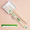 Eco-Friendly Carbonized Bamboo Chopsticks - Hygienic, Disposable & Individually Wrapped for Household and Commercial Use. Portable and Sustainable.