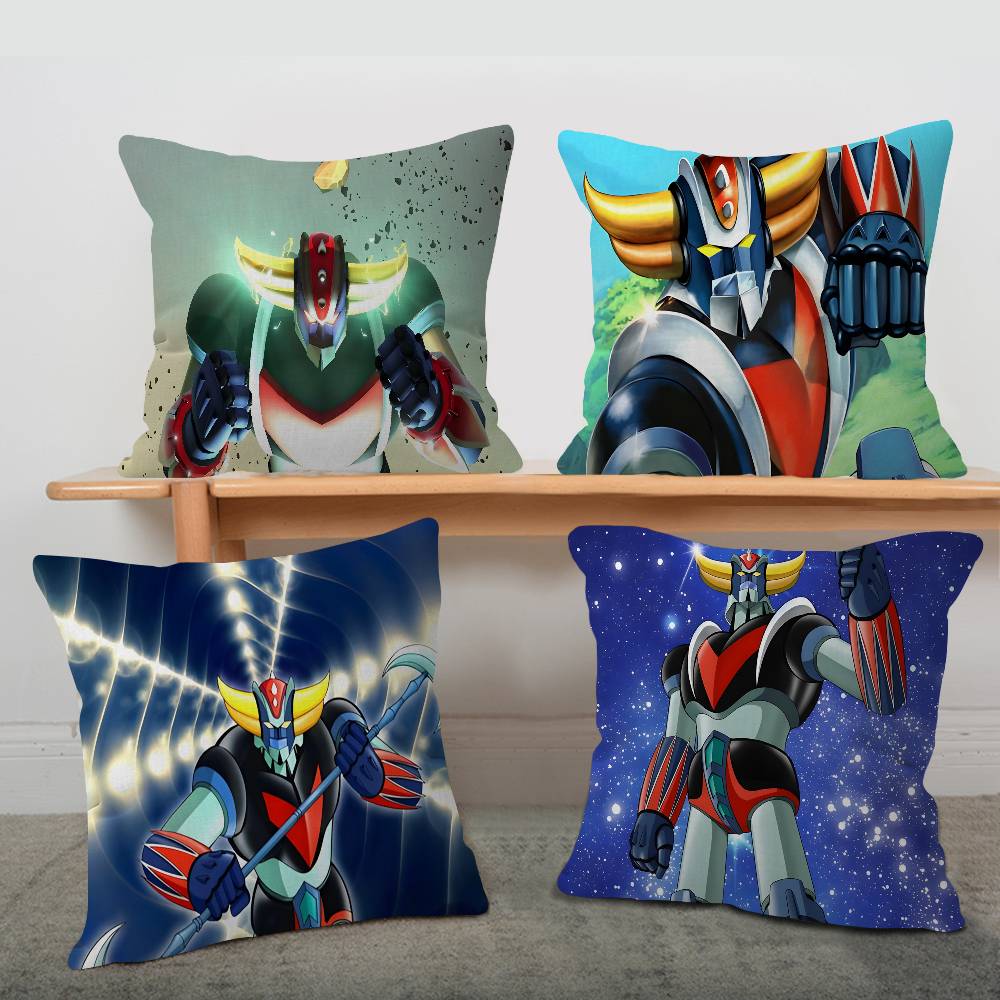 UFO ROBO GRENDIZER GOLDORAK Anmie 45*45cm Cushion Cover Pillow Cover Decor Pillowcase Home Pillowcase for Couch Pillow