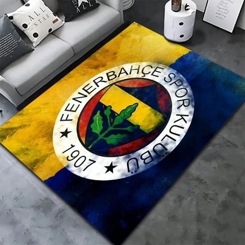 Fenerbahçe Sports Club Carpet Rug for Living Room Bedroom Home Sofa Decoration,Kids play Non-slip Floor Mat