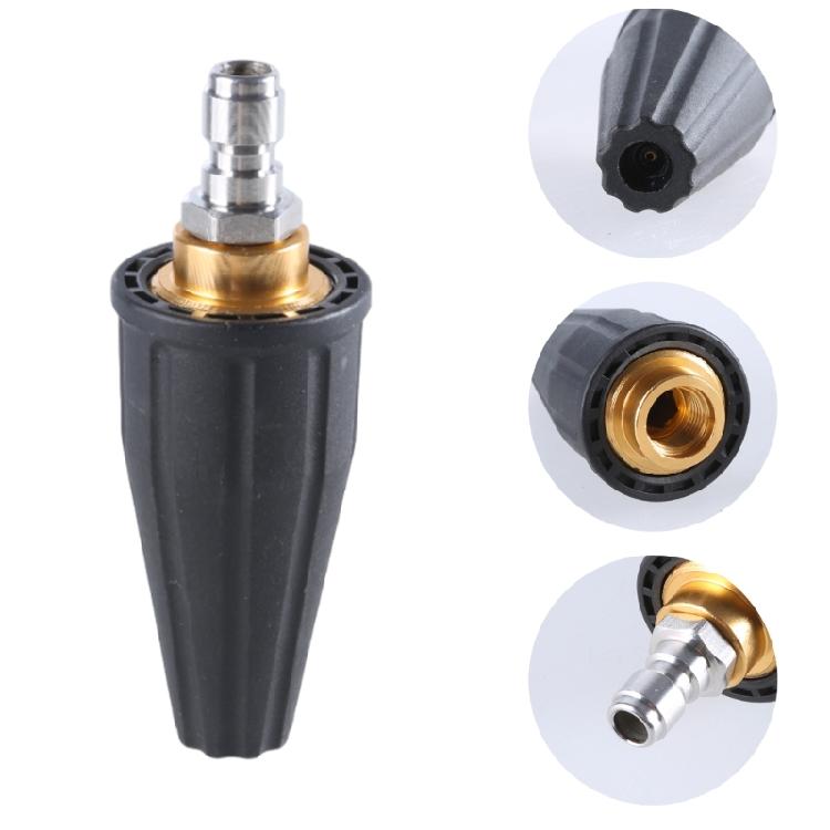 Pressure Washer Tips Turbines Nozzle Pressure Washer 1/4 Quick Connection 3600PSI Rotating 360 Pressure Washer Nozzle