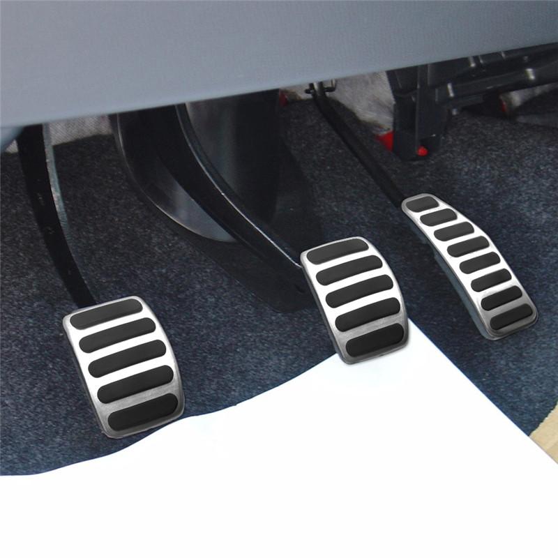 

3 шт., накладки на педали автомобиля для Suzuki Swift Sport Ignis Alto Grand Vitara 2005-2017 Jimmy 2012-2017, Стайлинг автомобиля MT