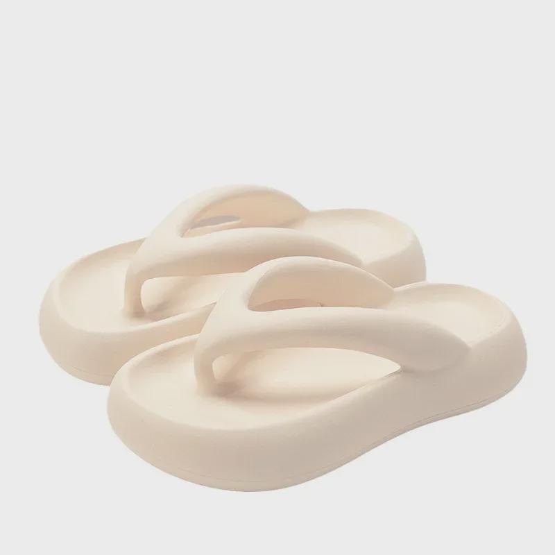 Women's Summer Anti-Slip Soft Sole Slippers - Comfy Thick EVA for Home & Bathroom