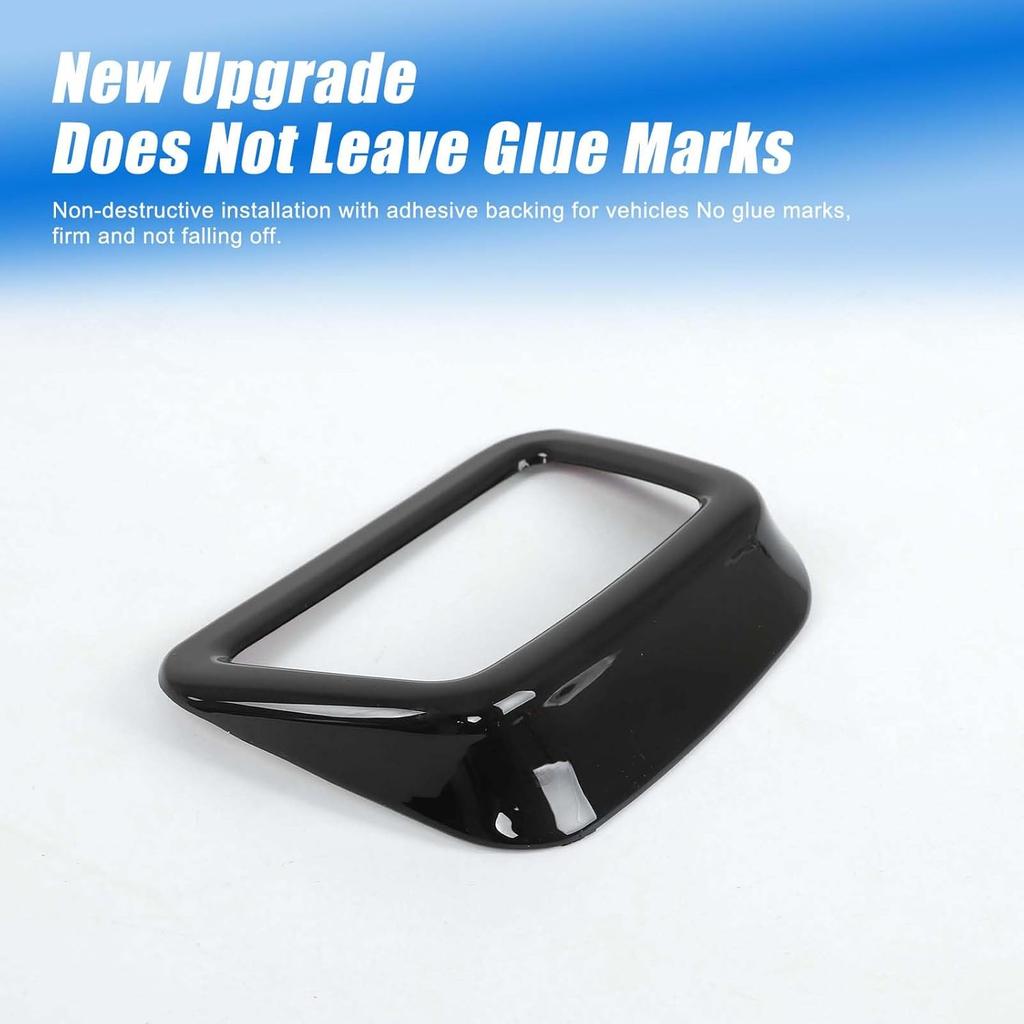 Headlight Switch Panel Cover Trim Compatible with H-yundai Tucson/Santa Cruz 2022-2024, ABS Car Headlight Switch Button Frame Cover Decor Accessories