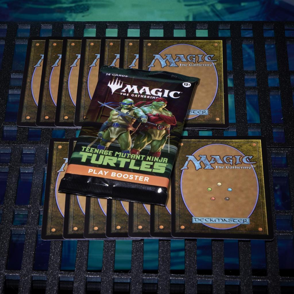 The Gathering Teenage Mutant Ninja Turtles Play Booster English Edition of 30 MTG Trading Cards Wizards of the Coast TMT D51630003 Magic (Box