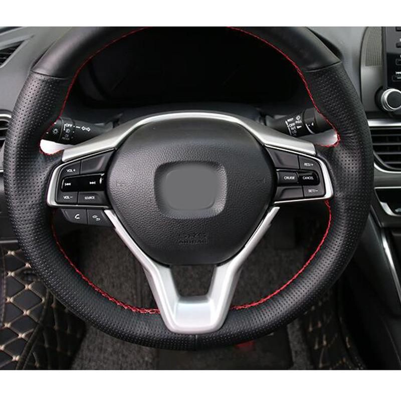 For Honda Accord 10th 2018      Body ide Inner Steering Wheel Interior Kit Switch Trim Lamp Frame Part