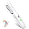 Cordless Rechargeable Hair Straightener Removable Temperature Straightener for International Voltage Suitable for All Hair for [Carry-on