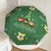 1PC Warner Hogwarts Christmas Automatic Open/Close Umbrella with Windproof, 46-Rib Sturdy Canopy, Durable Ribs1263A