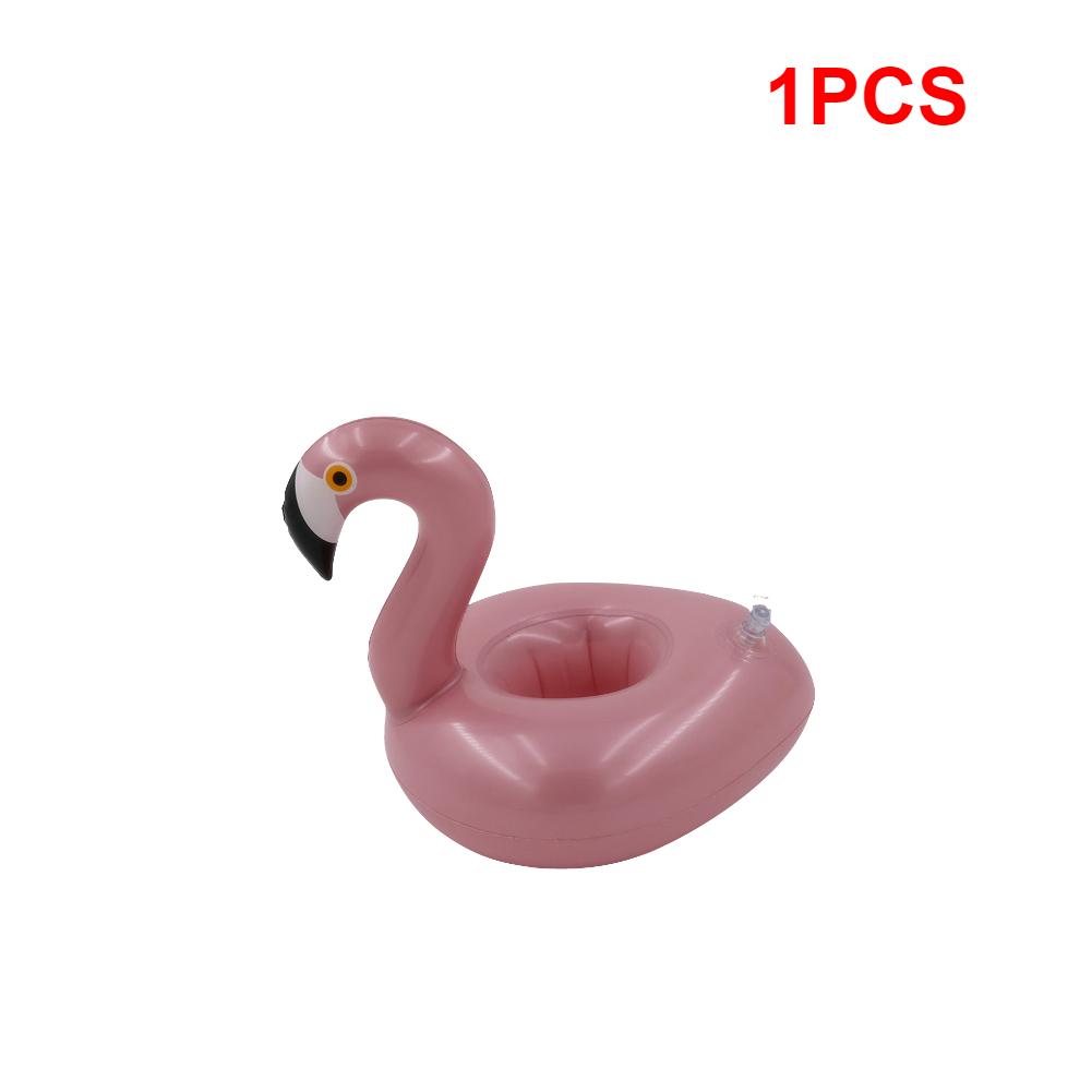 1-5 pièces Porte-gobelet Gonflable Flamant Porte-boissons Flotteur Piscine Jouet Piscine Baignade Décoration Fête Sous-verres Piscine Acce