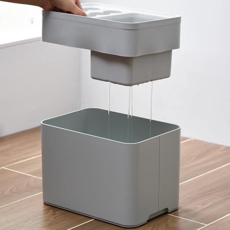 Damlama tepsisine sahip şemsiye rafı, giriş koridorunun köşesinde yerden tasarruf sağlayan depolama için uygundur, 10/15 şemsiye tutabilir