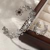 Stainless Steel Bracelet Rings Set Hollow Flowers Unusual Retro Bracelet Ring For Women Jewelry Non-fading High-quality Gift New
