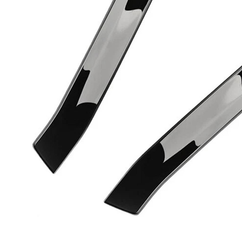 Gloss Black Pair Rear Window Side Wing Spoiler For VW Golf MK6 GTI 08-13