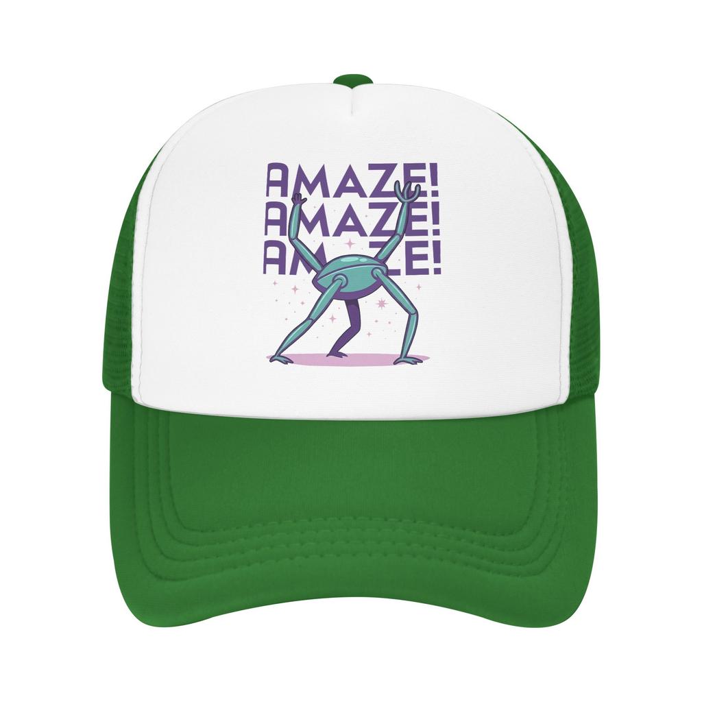 Project Hail Mary Amaze Amaze Amaze Trucker Caps Adult Fitted Dad Hat Worker Cap Adjustable Snapback Caps Mesh Baseball Cap