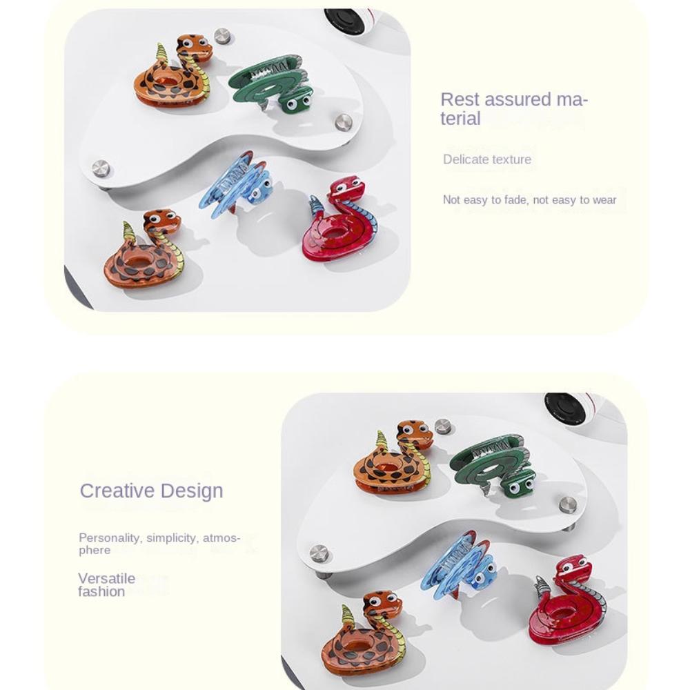 Acetic Acid Acetate Hair Claw Exquisite Shark Clip Creative Snake Hair Clip  Daily