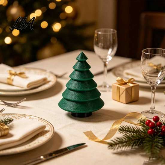 3D Printed Puzzle Box for Money Christmas Tree Maze Bank, Saving with Educational Spatial Thinking Rolling Ball Challenge, Desktop Decor, Holiday Gift