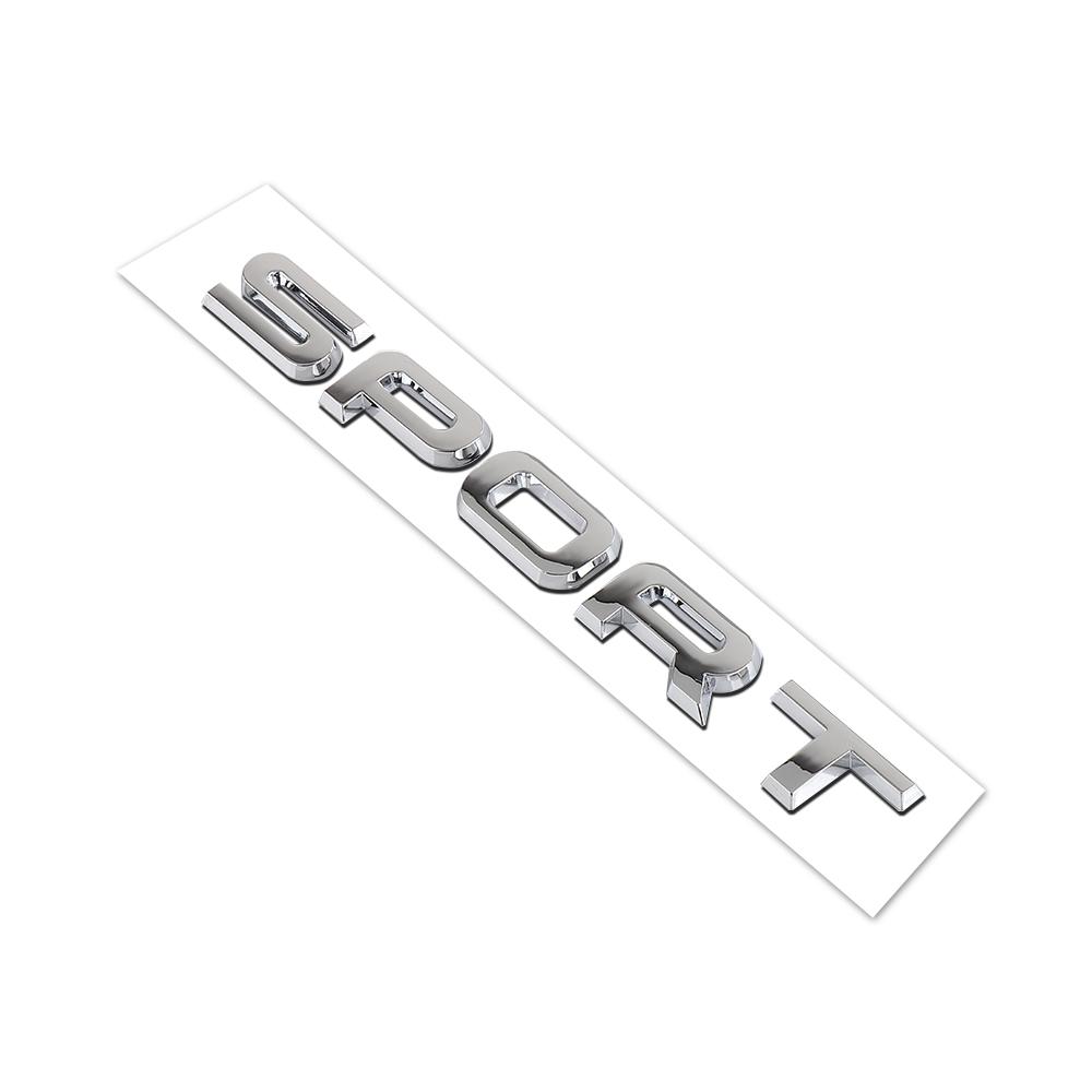 ABAL1 3D ABS Car Rear Trunk SPORT Badge Sticker Decor Accessories Auto Styling For Landrover Range Rover SVR Discovery Evoque Defender