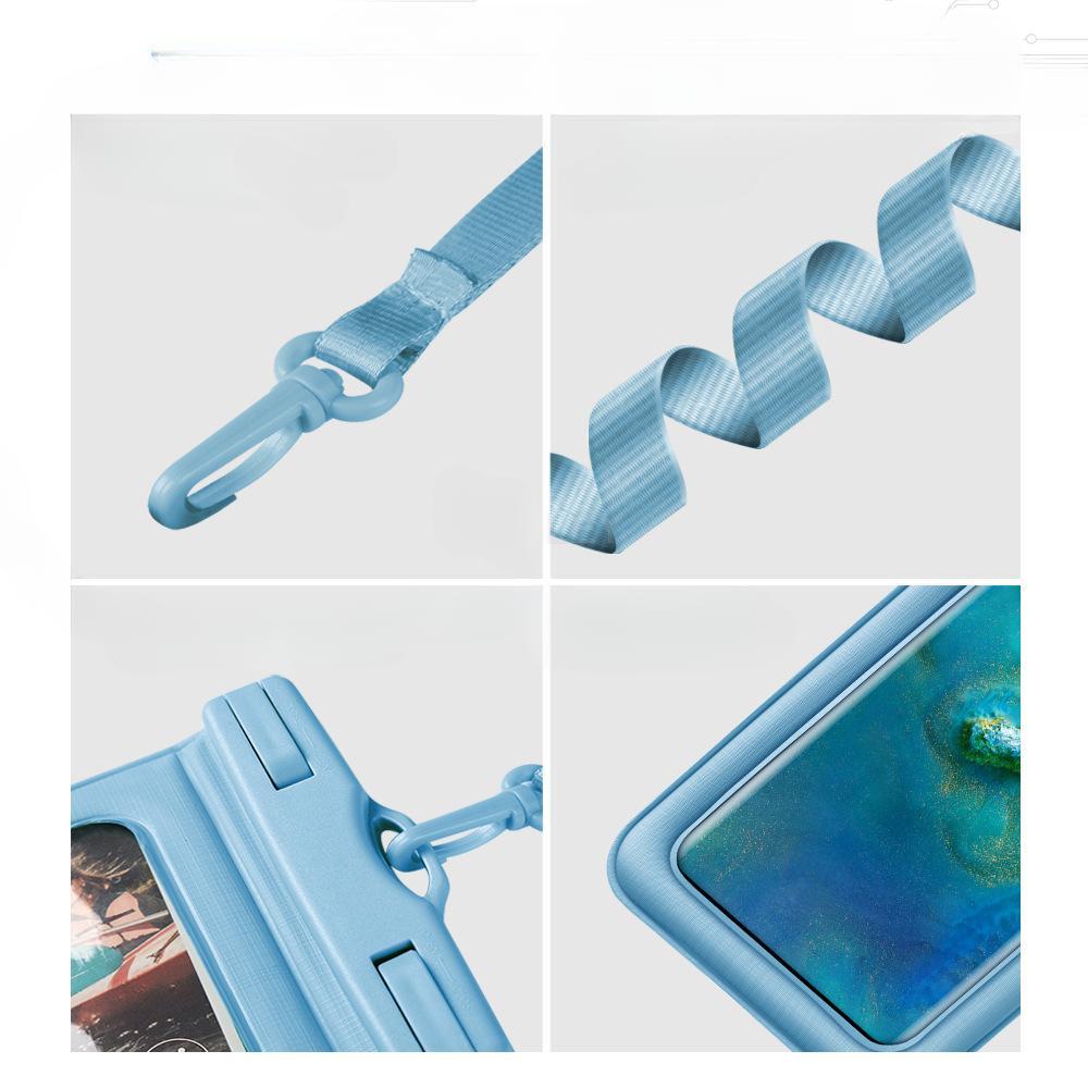 7.2 inch Screen Waterproof Case for Phone Underwater Snow Rainforest Transparent Dry Bag Swimming Pouch Big Mobile Phone Covers