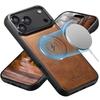 Luxury Faux Leather Oil Wax Phone Case for IPhone 17 Pro Max 16 Plus 15 14 13 12