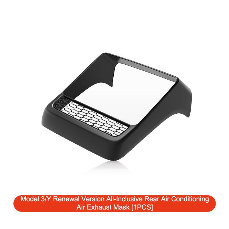 Bakre luftventilskydd för Model 3 Y Juniper Highland Baksätesaccessoarer Luftkonditioneringsutlopp Filtergaller Skydd