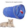 Cat Tunnel Foldable Polyester Interactive Tunnel Toy with Hanging   for Cats Rabbits Puppies