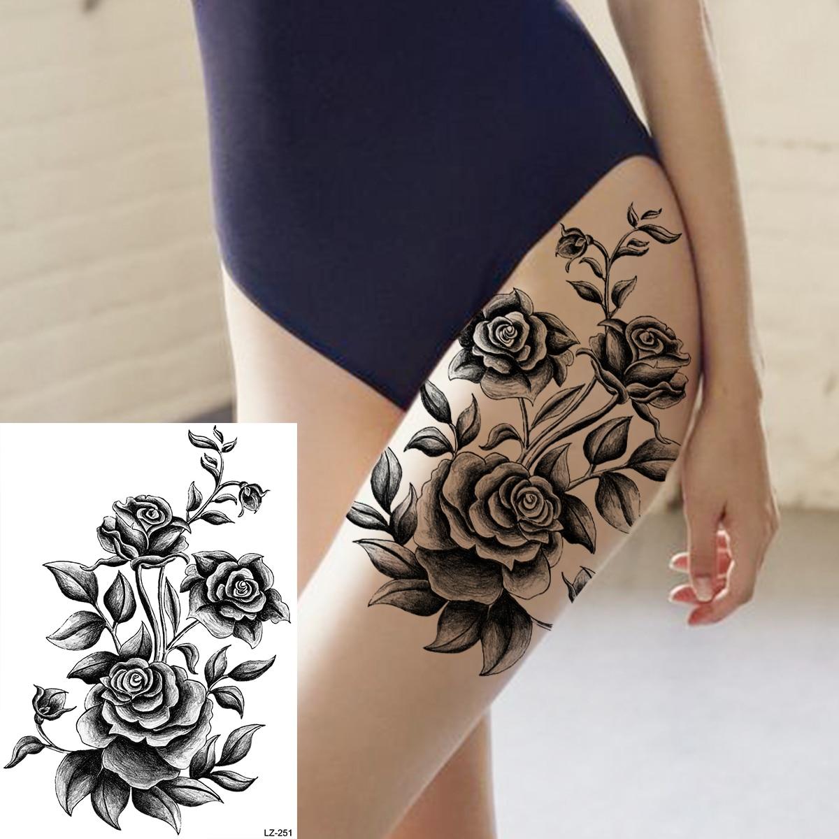 

Черные спартанские временные татуировки для мужчин и мальчиков, лев, рыцарь, волк, череп, компас, тигр, поддельные татуировки, наклейки на руку, ногу, водонепроницаемые татуировки