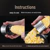 304 Stainless Steel Corn Peeler - Manual Kitchen Thresher Scraper for Corn Kernel Removal