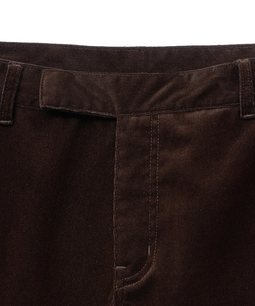 NOIRER Velvet Corduroy Mechanic Pants (Deep Brown)