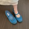 Women Ballet Falts Shoes 2026 New Casual Comfortable Mary Jane Summer High Quality Women Shoes French Round Toe Ballerinas Shoes