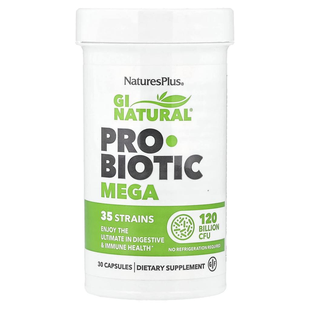 Gi Natural® Probiotic Mega, 120 Billion CFU, 30 Capsules