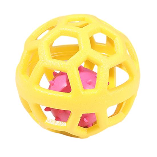 

Dog Toys for Interactive Training Durable Chew Toys with Sound Hollow Design Cleans Tartar and Stimulates Play for Medium Large Dogs Pet Toys F