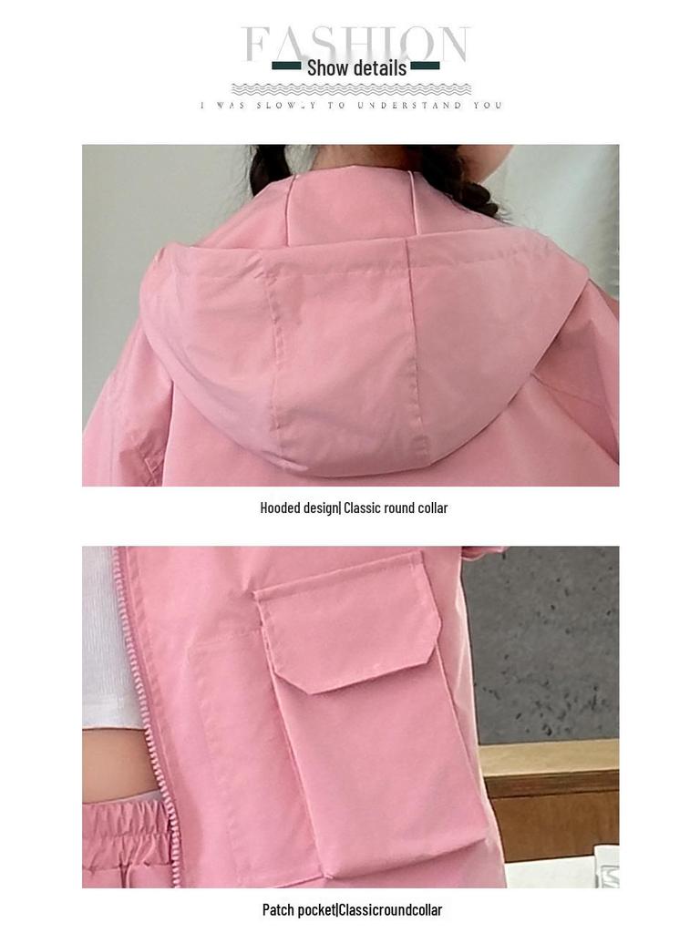 Modny Dziewczęcy Dwuczęściowy Zestaw Sportowy na Wiosnę/Jesień 2025 - Stylowy i Casualowy dla Dzieci w Średnim i Starszym Wieku