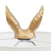 Golden Cute Rabbit-shaped Table Lamp Creative Bunny Desk Lamp Bedside Lamp Decorative LED Night Light with Push Button Switch