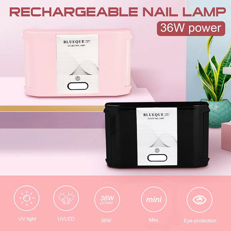 Foldable 36W LED UV LED Nail Dryer Machine Portable Home Use Nail Lamp For Quick Dry Gel Nail Polish Art Light Salon Tool