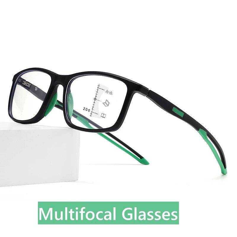 New Progressive Multifocal Reading Glasses Trendy Anti-blue Light Eyewear Men Women Near Far Prescription Presbyopia Eyeglasses
