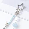Cute Dolphin Pearls Pendant Keychain  Beaded Mobile Phone Chain Sweet Exquisite Backpack Decoration Accessories Gifts