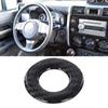Auto-Innendekoration, Zündschalterring aus Kohlefaser, Autoverschönerung, einfache Installation, Epoxidbeschichtung, FJ Cruiser 2007–2024
