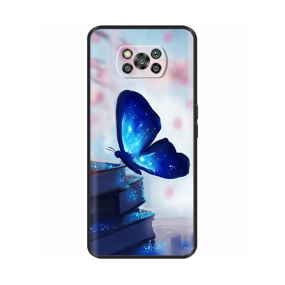 Cover For Xiaomi Poco X3 Pro Case Soft Silicon Black Phone Casse for Poco X3 NFC Case for Poco X 3 NFC PocoX3 Pro TPU Capa Funda