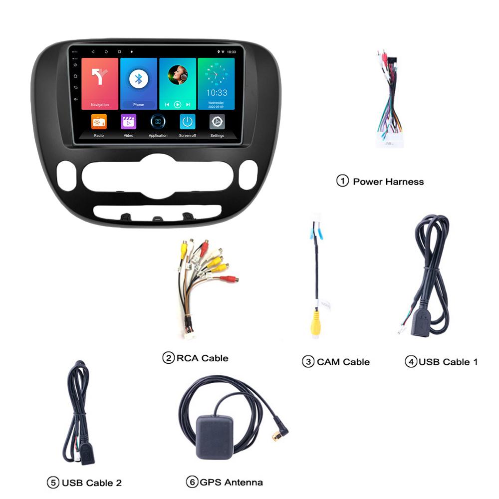 Navigation All-in-one Machine for Kia Soul13-19 Standard Configuration