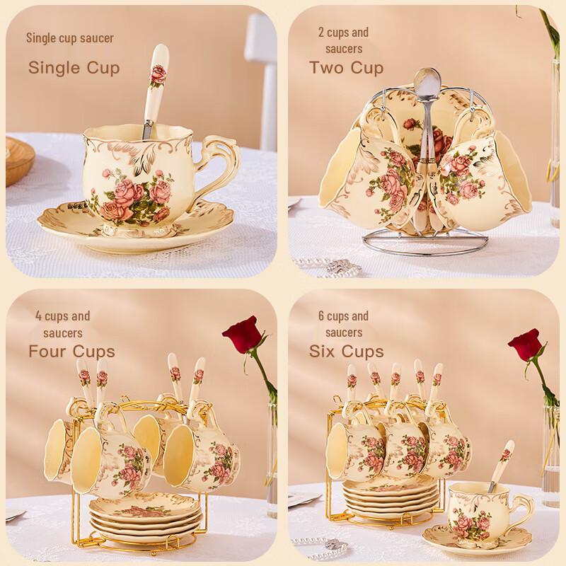 Elegante Europäische Keramik Kaffee- & Teegeschirre