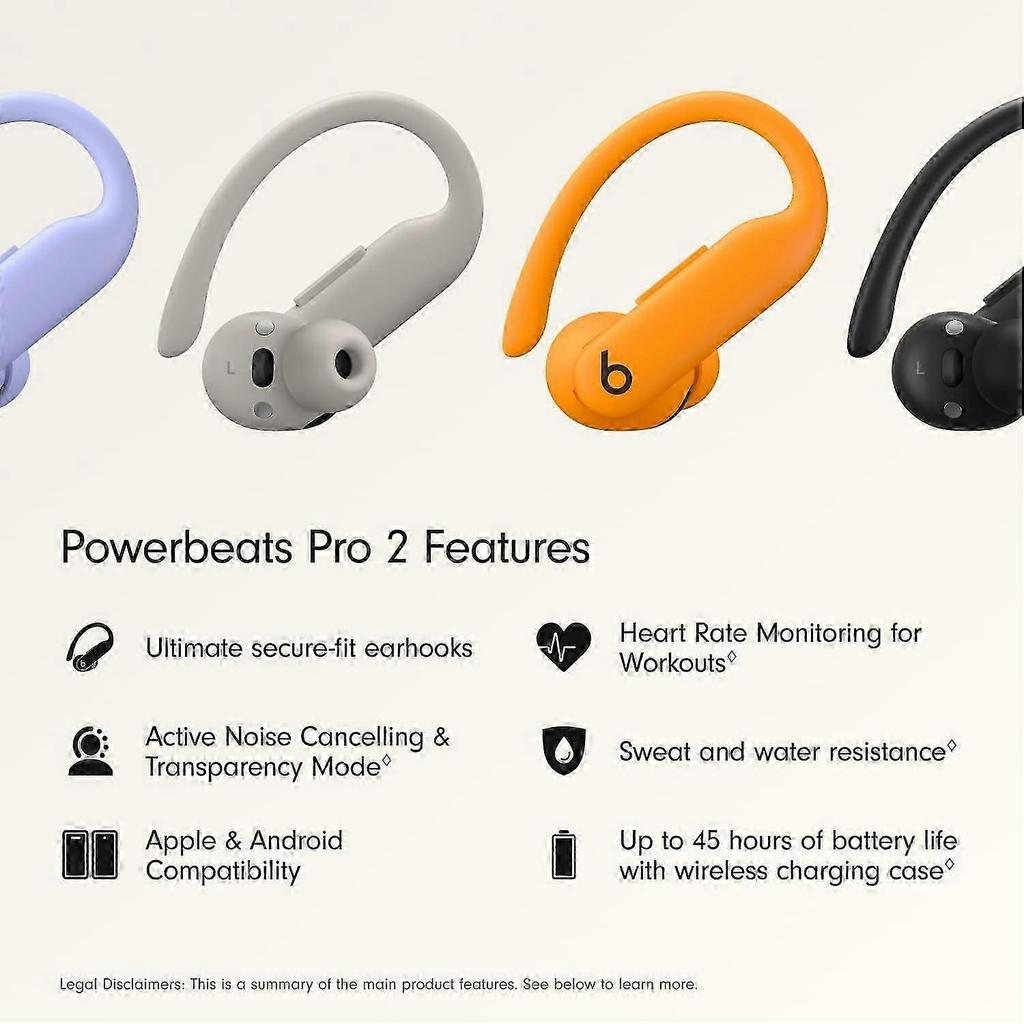 Auricolari Bluetooth Senza Fili con Gancio per l'Orecchio Cancellazione Attiva del Rumore Cuffie Sportive Controllo Touch Sensore Ottico Custodia di Ricarica USB-C - Arancione