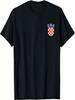 Kroatië Vlag En Wapen Zagreb Dubrovnik T-shirt