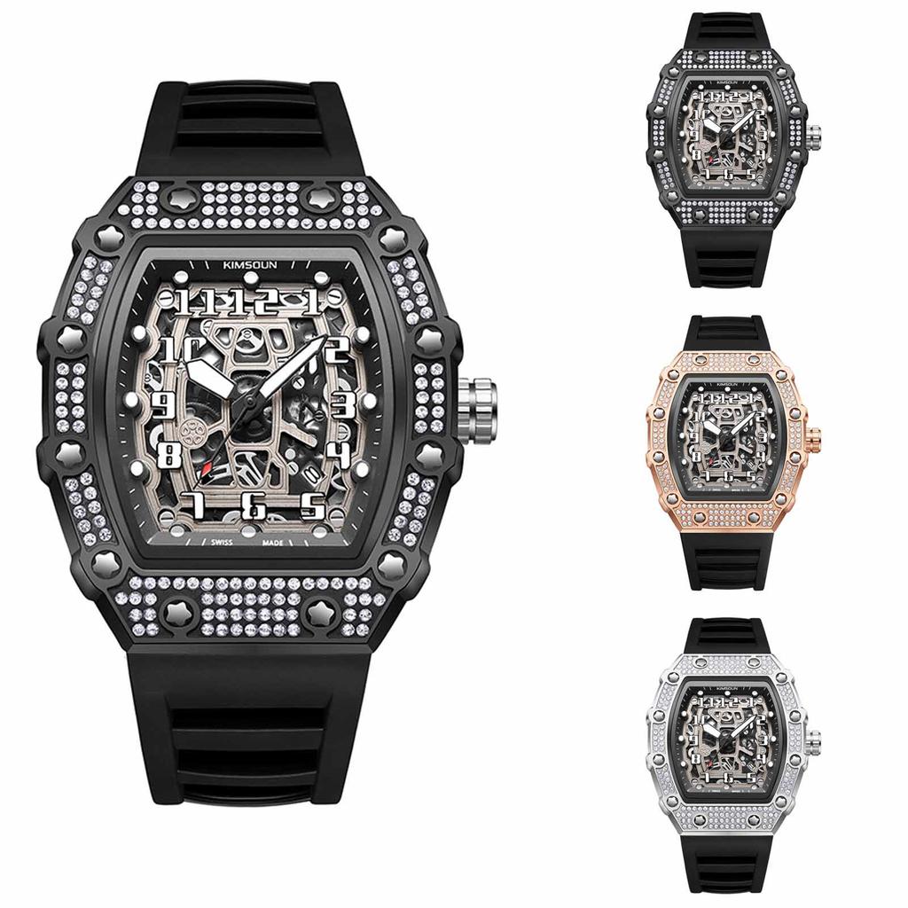 Men's Waterproof Luminous Running Alarm Clock Watch