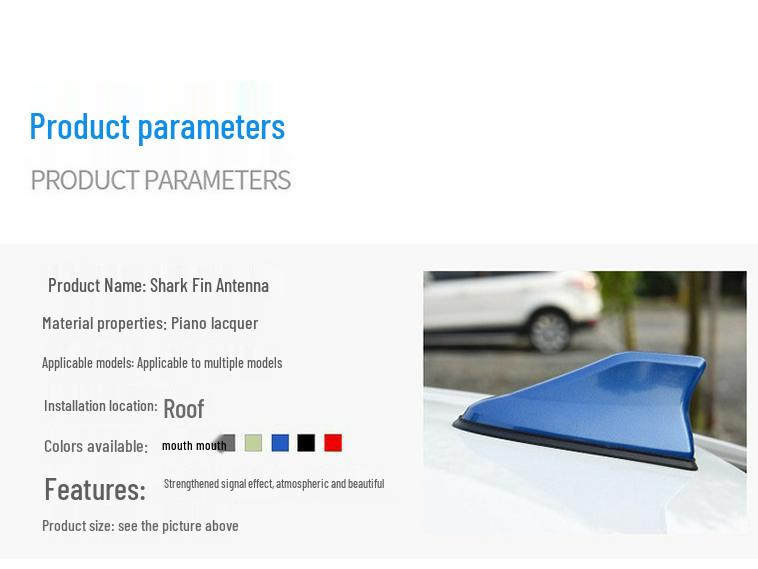 Second Gen Shark Fin Roof Antenna: FM/AM Signal, Punch-Free Installation